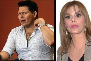 Oswaldo Silvas (Banda MS) y Lucía Méndez