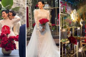 La boda de Ángela y Nodal detrás de cámaras