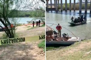 cadáver niño flotando río bravo Eagle Pass texas