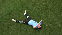 Imágenes del uruguayo llorando antes del final del partido dejaron a todos un poco tristes