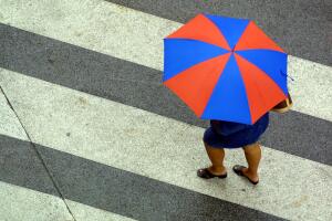 Rainy Weather Hits Miami, Florida