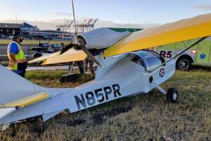 Un avión anfibio sufrió una falla en el tren de aterrizaje en Isla Grande, pero el piloto salió ileso y el tráfico aéreo se restableció.