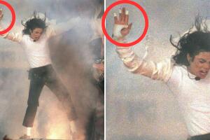 Michael Jackson usaba cinta blanca en los dedos