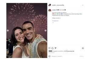 Ariadne Díaz y Marcus Ornellas en Río de Janeiro.