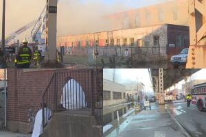 Incendio en edificio en Austin provoca respuesta masiva de los bomberos de Chicago y la interrupción del servicio de trenes en la línea verde de la CTA.