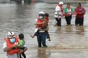 Red Cross and child, Honduras