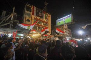 Palestinians Gaza WCup Soccer Reaction