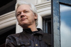 Julian Assange en una foto de archivo