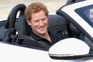 Prince Harry Attends Invictus Games Jaguar Land Rover Driving Challenge