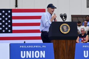 President Biden Delivers Labor Day Remarks In Philadelphia
