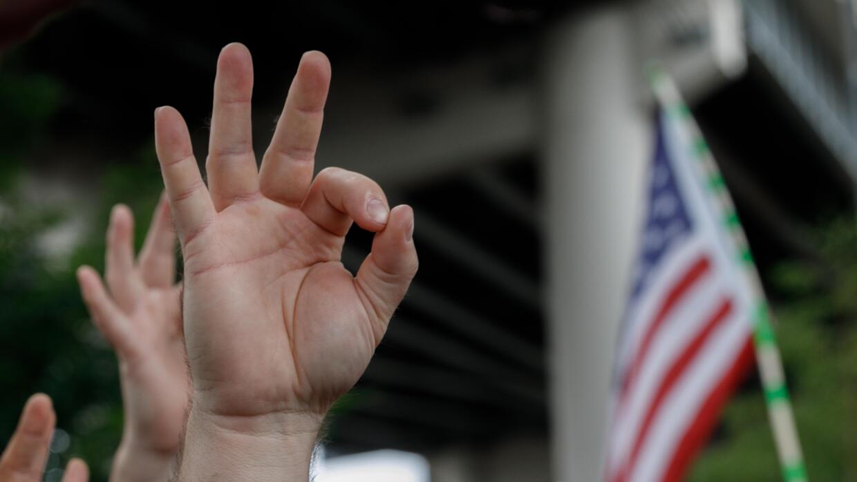 White Power Geste White Power Geste