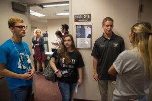 Estudiantes Visitan a Congresistas