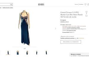 El vestido vintage que compró Sara Dunk puede valer más de 10 mil dólares