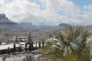 Sedona, un pequeño pueblo al norte de Arizona que se viste de blanco