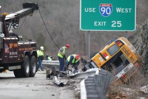 El quinto lugar lo ocupa la I-95, entre Miami (Florida) y Weston (Massachusetts), con un estimado de 0.73 muertes por milla.