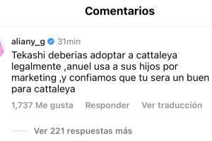 Así pidió públicamente Aliany García que Tekashi "adopte" a la hija que Yailin tiene con Anuel. 