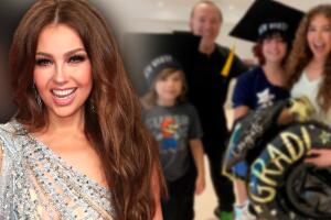 Thalía no sabe si sus hijos Sabrina y Matthew serán cantantes, pero tiene claro qué sí les heredó 