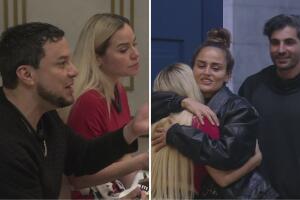 Lorenzo y Claudia invitan a Franco y Breh a disfrutar de una cena en la Suite Diamante en ¿Apostarías por mí?