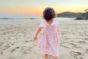 Hace un año, Ludwika Paleta también publicó una imagen de su hija.
