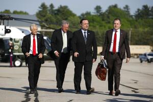 Peter Navarro, Mark Meadows, Dan Scavino, Derek Lyons