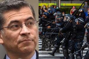 Xavier Becerra policías 