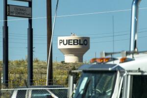 Pueblo Colorado water tower