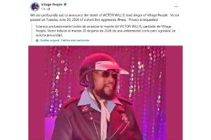Muere Victor Willis, líder de Village People