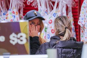 Shakira llorando en Nueva York