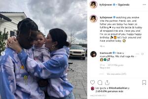 kylie jenner, travis scott y stormi