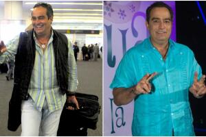 Omar Fierro con kilos de menos