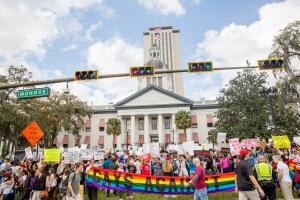 Alumnos de Parkland en Tallahassee