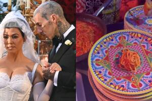 Boda de Kourtney Kardashian y Travis Barker: las imágenes de la diminuta cena de la que todos hablan
