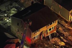 Dos familias hispanas logran escapar de devastador incendio en Mamaroneck.