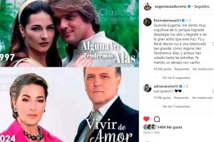 Eugenia Cauduro y René Strickler juntos de nuevo después de 27 años.