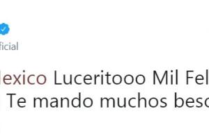 Mijares felicita a Lucero por su cumpleaños 