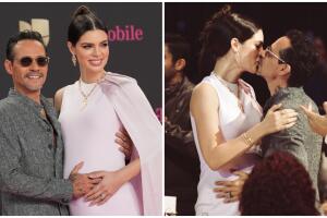 Marc Anthony y Nadia Ferreira en Premio Lo Nuestro 2023