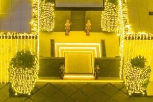 Una imagen de la entrada principal de la residencia de Kendall Jenner.