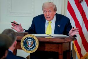 President Trump Hosts Purple Heart Day Event At The White House