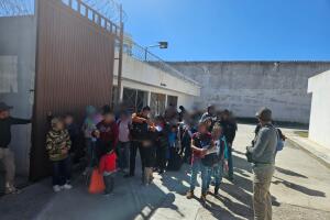 Migrantes rescatados