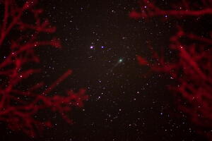 Comet Lulin Seen In Space From Shenandoah National Park