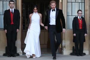 Meghan Markle y el príncipe Harry en su boda (2018)