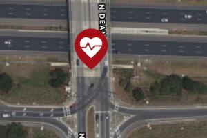 Lugar del accidente donde seis menores resultaron heridos