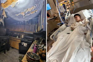 Diego permanece en cuidados intensivos después de sufrir quemaduras e inhalación grave de humo durante un incendio ocurrido en la casa de su familia en Austin.
