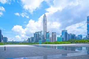Shenzhen Min Center Square and tall buildings