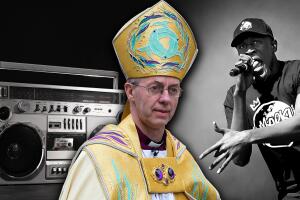 Arzobispo de Canterbury, Justin Welby y cantante de música urbana Stormzy