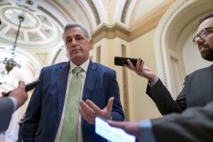 Kevin McCarthy, líder de la minoría republicana en la Cámara de Representantes.