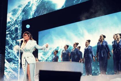 Karol encantó a sus fans con esta interpretación.