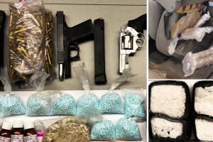 Incautación de droga y armas en Arizona. 