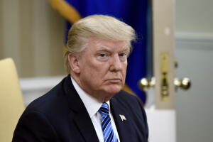 Presidente Donald Trump en la Oficina Oval de la Casa Blanca
