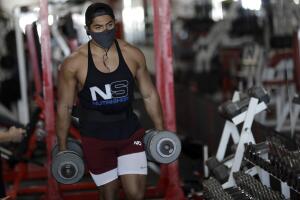 Virus Outbreak California Gym Owner Arrested